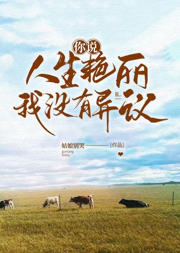 你说人生艳丽，我没有异议封面