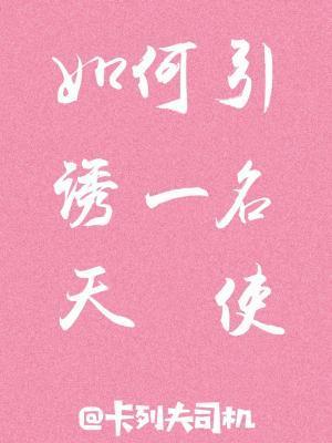 如何引诱一名天使封面