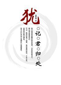 犹记君归处封面