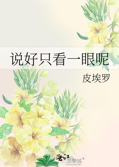 说好只看一眼呢封面