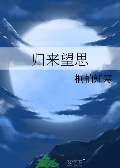 归来望思封面