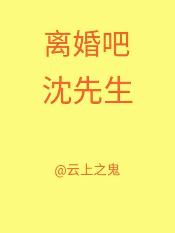 离婚吧,沈先生封面