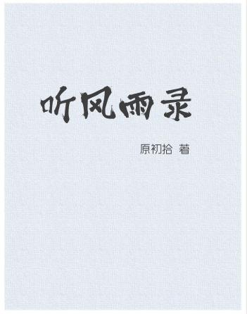 听风雨录封面