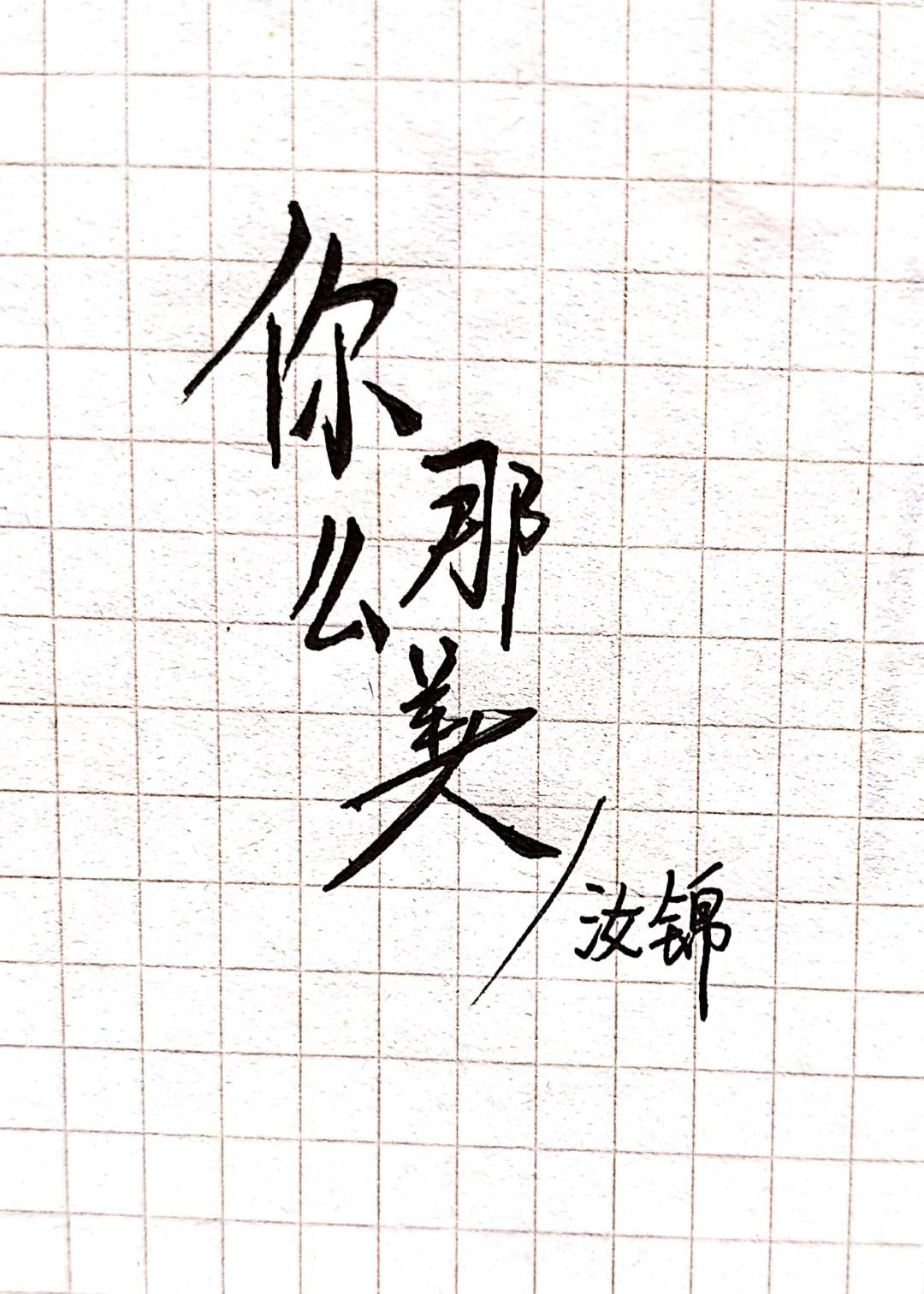 你那么美封面