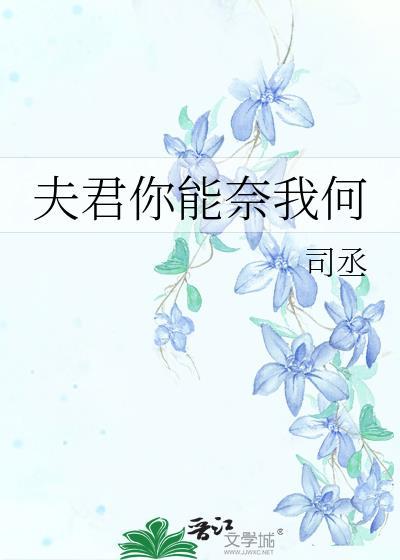 夫君你能奈我何封面