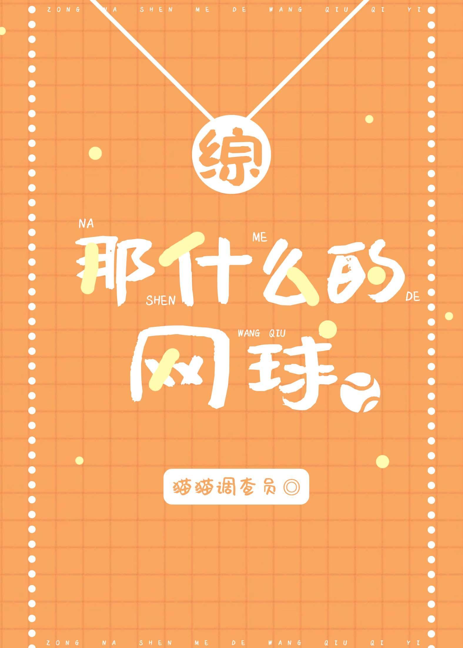 那什么的网球封面