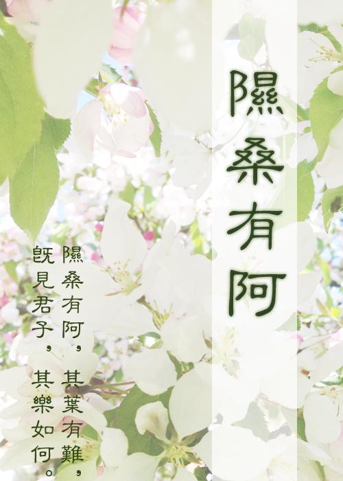 隰桑有阿封面