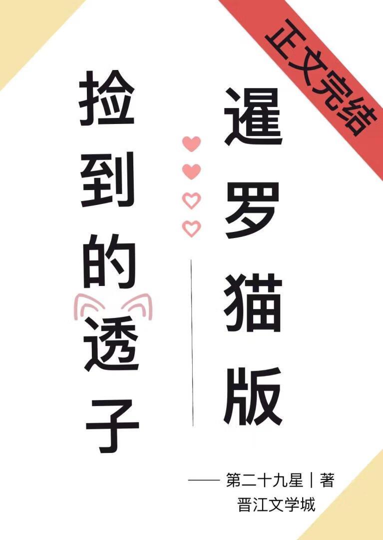 捡到暹罗猫版的透子后封面