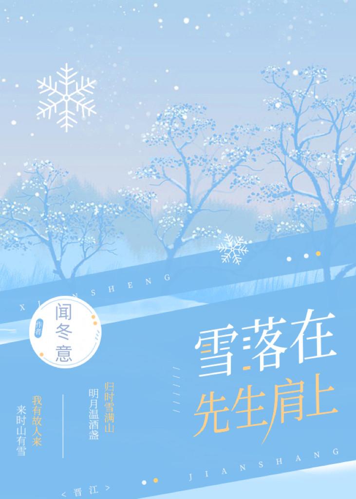 雪落在先生肩上封面