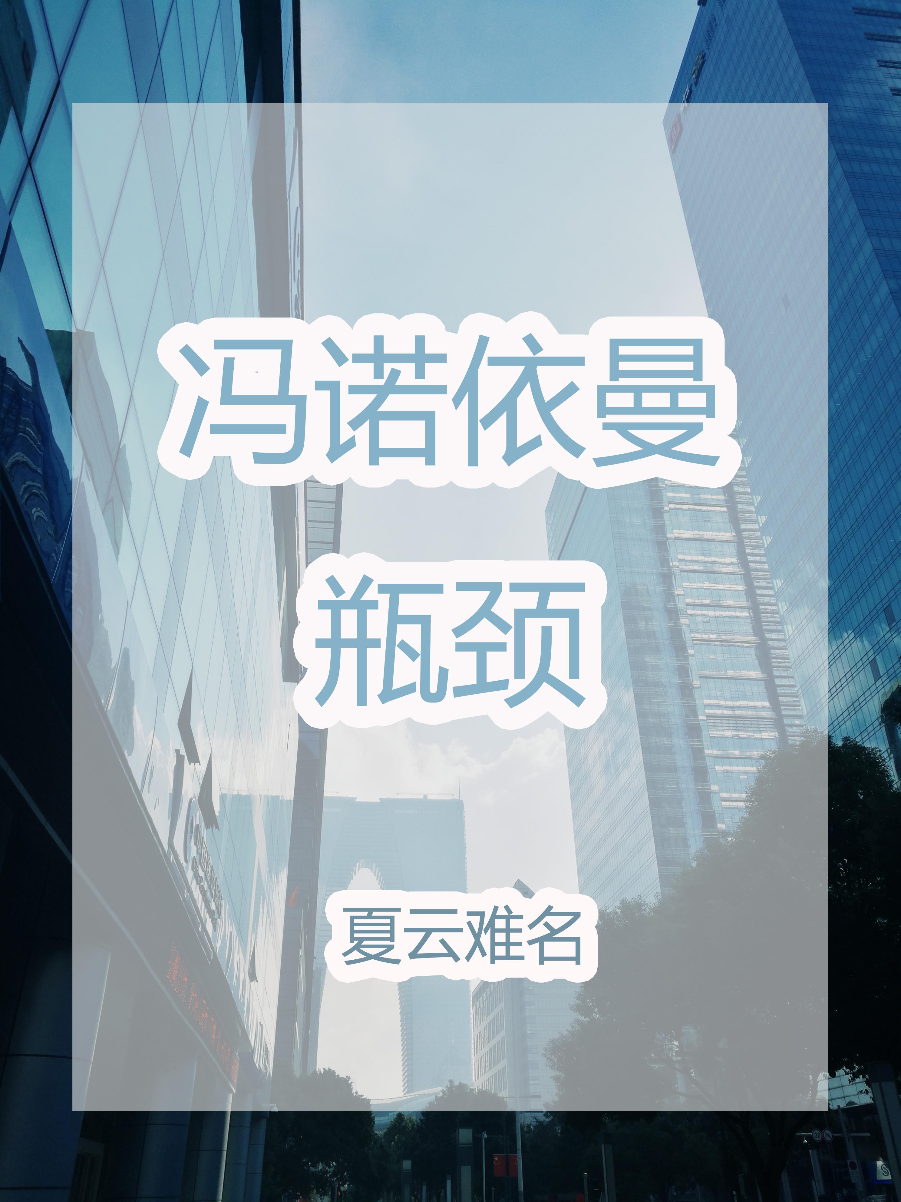 冯诺依曼瓶颈封面