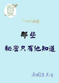 那些秘密只有他知道封面