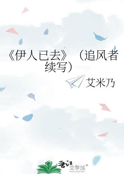 《伊人已去》（追风者续写）封面