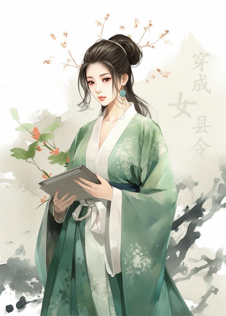 穿成女县令封面