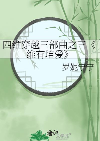 四维穿越三部曲之三《维有垍爱》封面