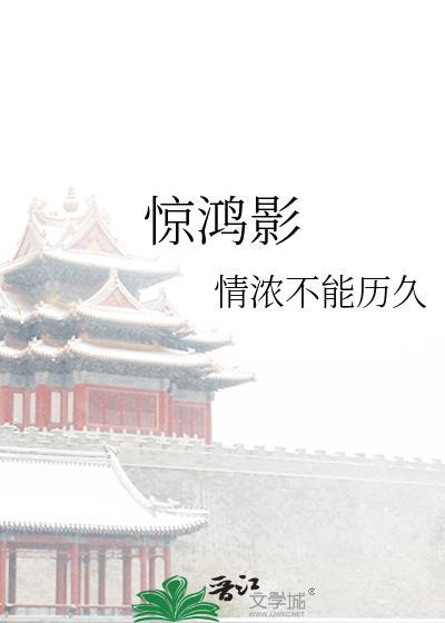 惊鸿影封面