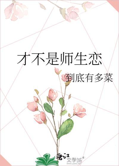 才不是师生恋封面