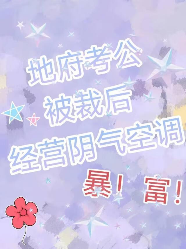 地府考公被裁后经营阴气空调暴富封面
