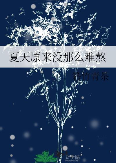 夏天原来没那么难熬封面