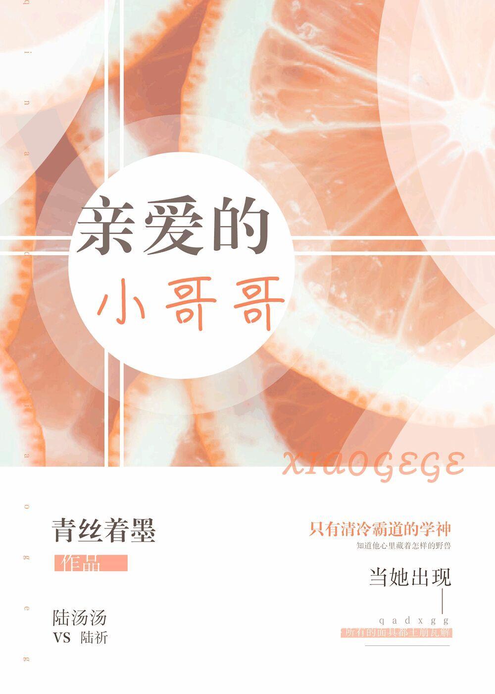 亲爱的小哥哥封面