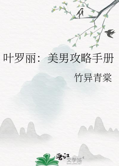 叶罗丽：美男攻略手册封面