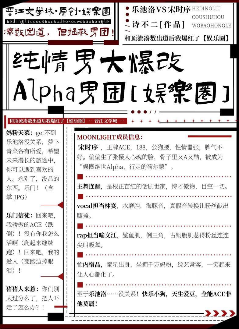 纯情男大爆改Alpha男团［娱乐圈］封面