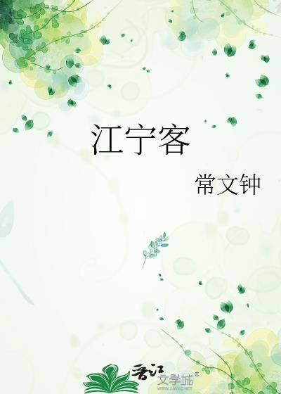 江宁客封面