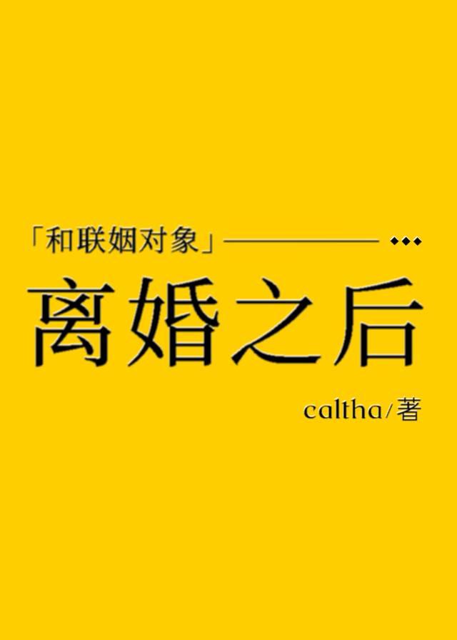和联姻对象离婚后封面