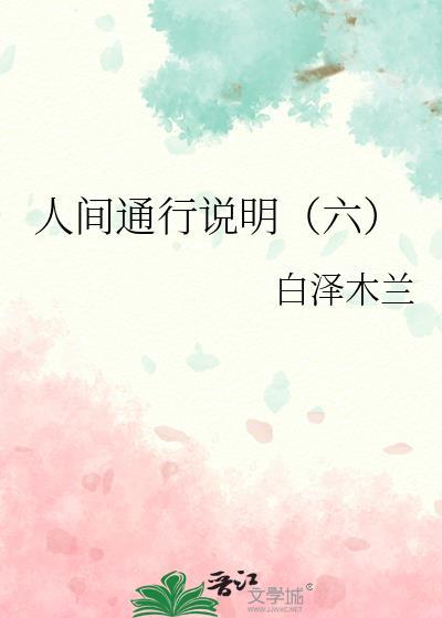 人间通行说明（六）封面