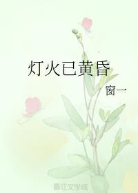 灯火已黄昏封面
