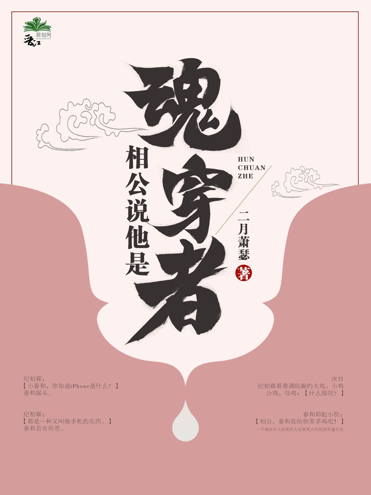 相公说他是魂穿者封面