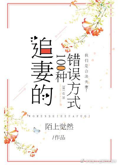 [综]追妻的100种错误方式封面