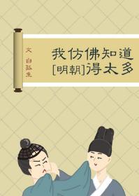 [明朝]我仿佛知道得太多封面