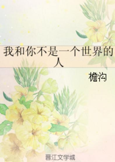 我和你不是一个世界的人封面