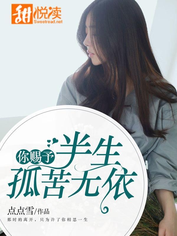 你赐予半生孤苦无依封面