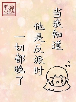 当我知道他是反派时一切都晚了封面