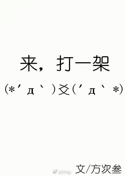 来，打一架封面