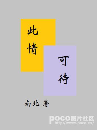 此情可待封面