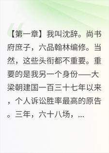 我告状告了三年，满朝文武见我绕道走封面