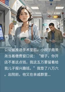 公公手术小叔子一分不出，我全款垫付，公公当众做决定封面