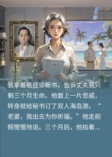 我装病只剩3个月，丈夫带秘书旅游，回国奔丧当场崩溃封面