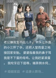 死精老公嫌我不下蛋，我笑接亲儿子夺千万家产封面