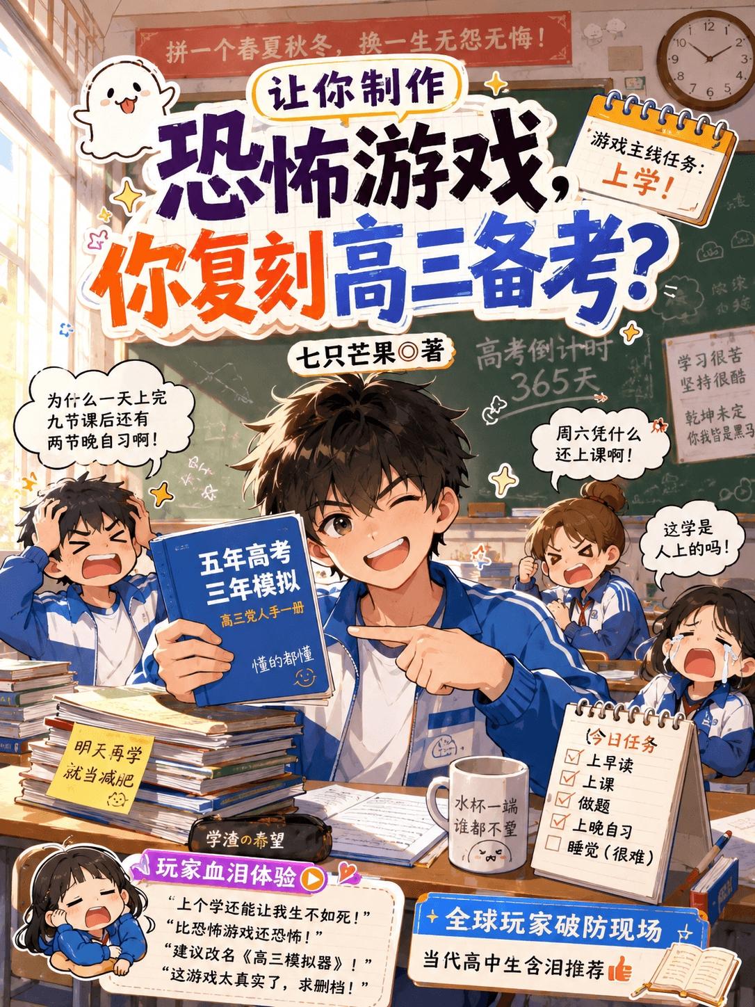 《让你制作恐怖游戏，你复刻高三备考？》封面