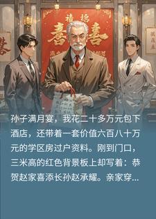孙子随了亲家姓，我把千万家产留给侄子封面