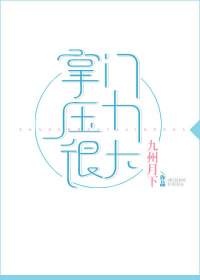 掌门压力很大封面