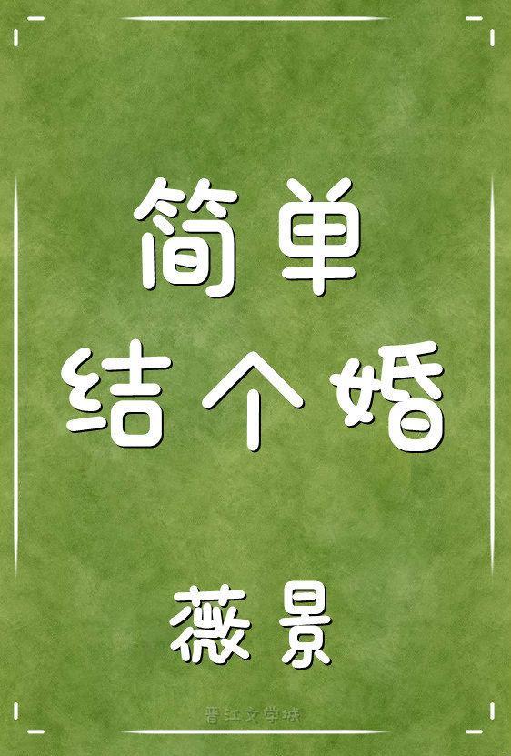 简单结个婚封面