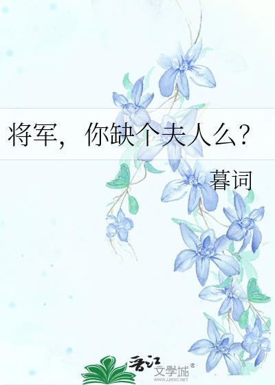将军，你缺个夫人么封面