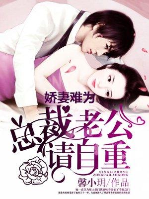 娇妻难为：总裁老公请自重封面