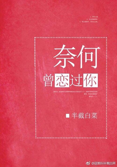 奈何曾恋过你封面