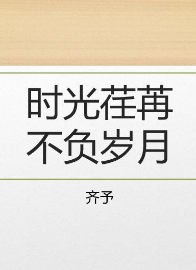时光荏苒不负岁月封面